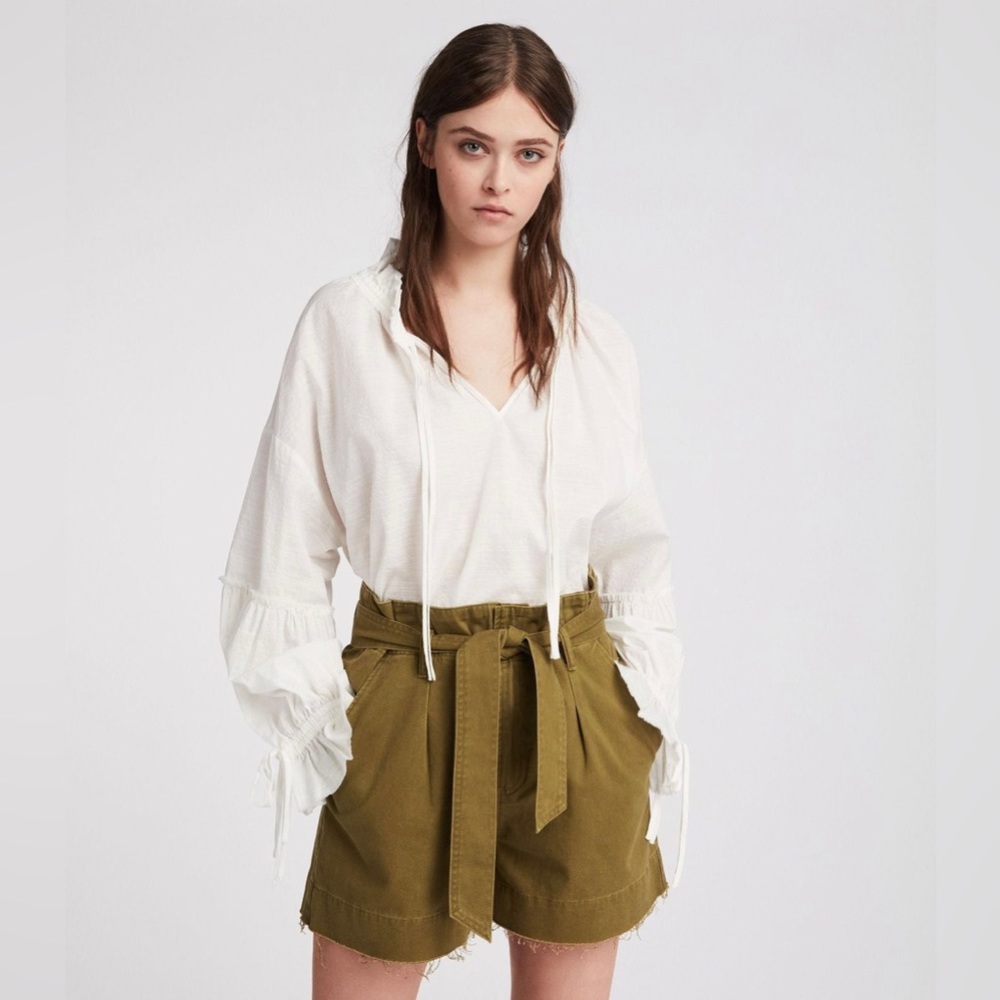 Allsaints Cala high waisted shorts M